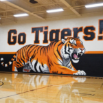 go tigers school wall print